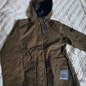 Olive Green Raincoat